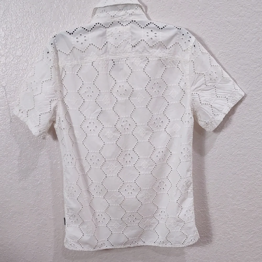 Hollister White Men's Shirt - Picture 10 of 16